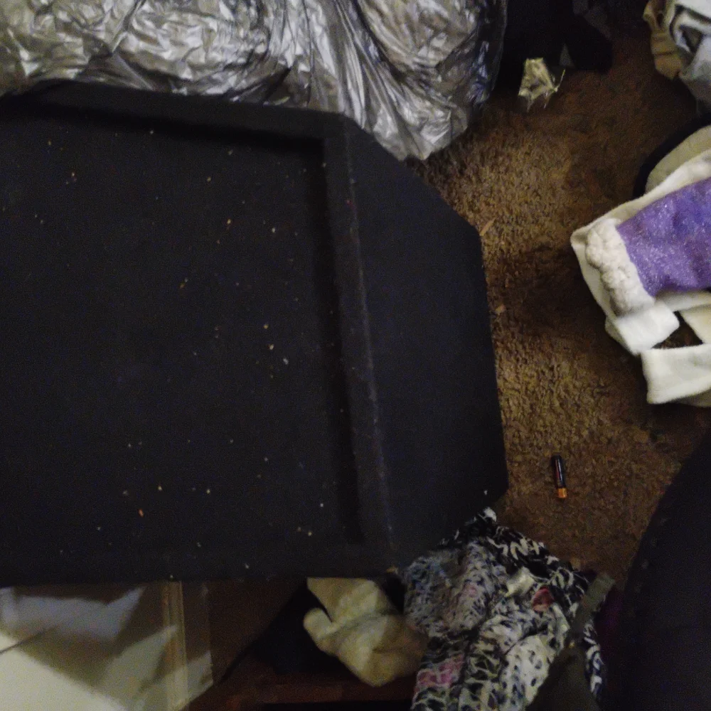 COPY - Black Square Ottoman